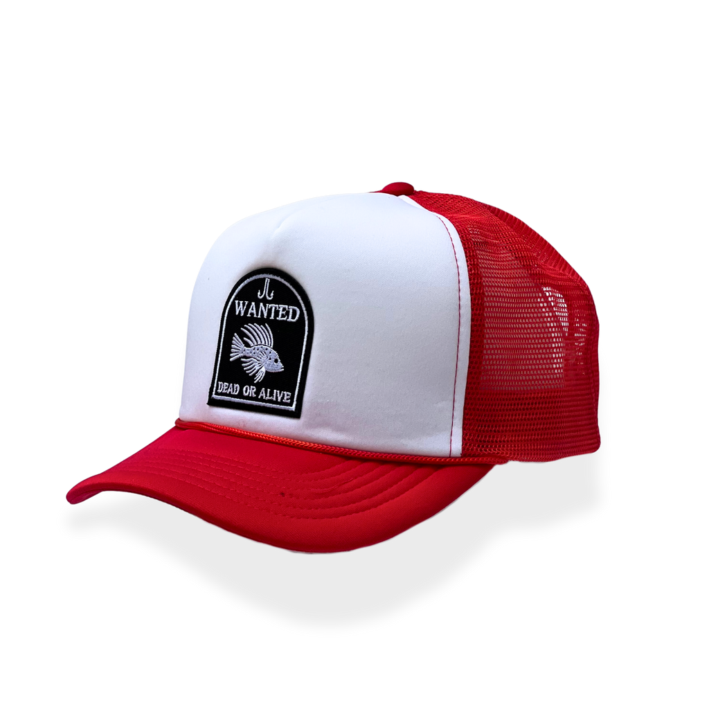 WANTED LIONFISH Foam Trucker Hat